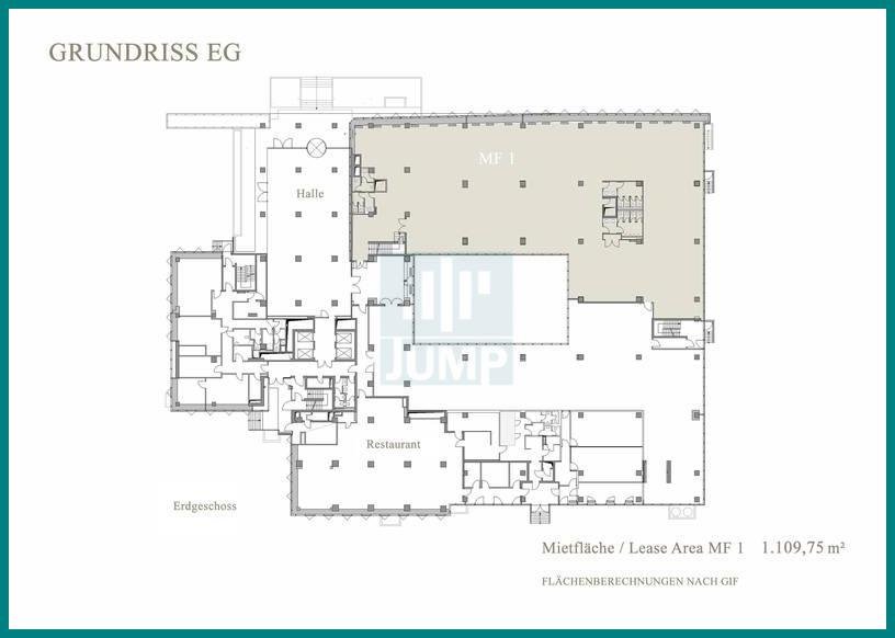 Grundriss Flachbau